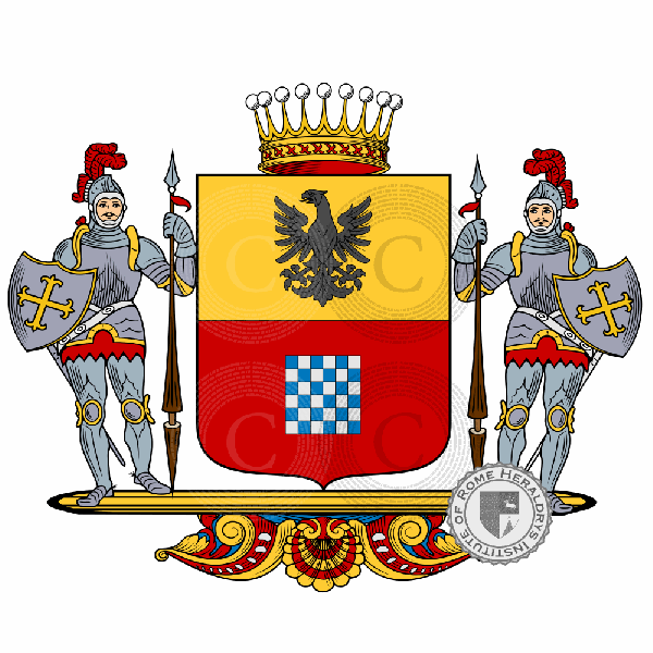 Coat of arms of family Bagnatica