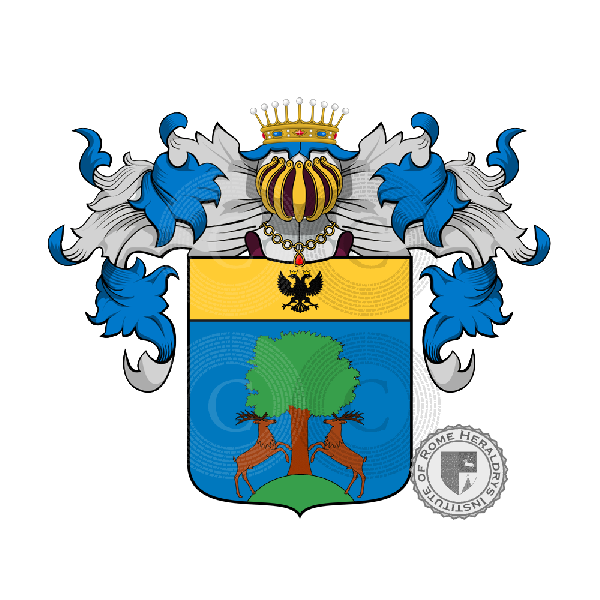 Coat of arms of family Beretti