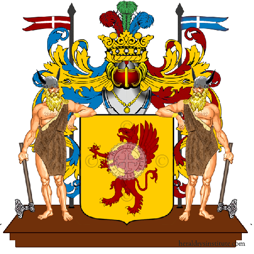 Coat of arms of family Kunz Romann Adsbøl