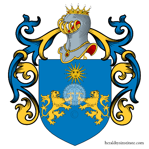 Coat of arms of family Arzo