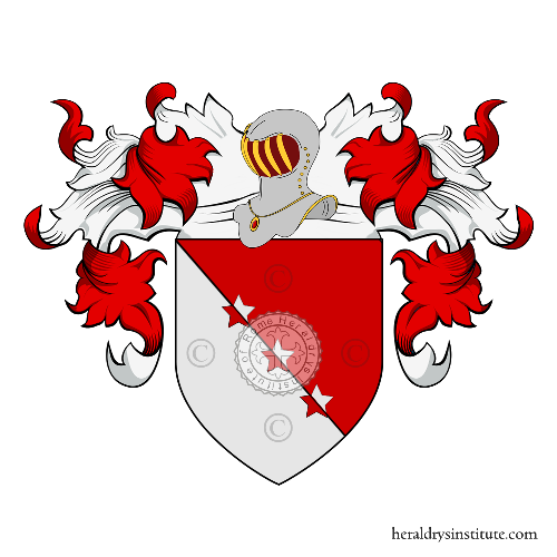Coat of arms of family Tiretto