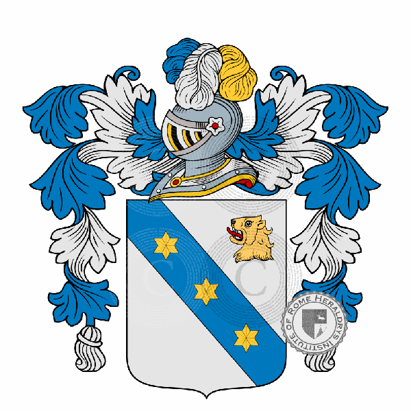 Coat of arms of family Nacci