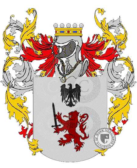 Coat of arms of family Montoli