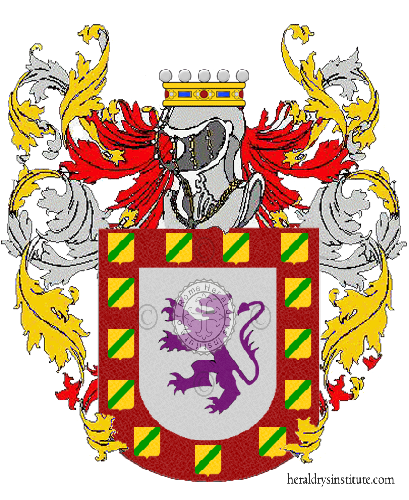 Coat of arms of family Carones