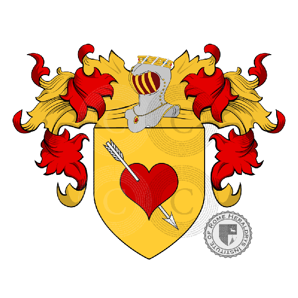 Coat of arms of family Amorena