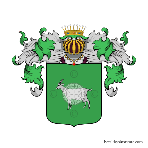 Coat of arms of family Cabras