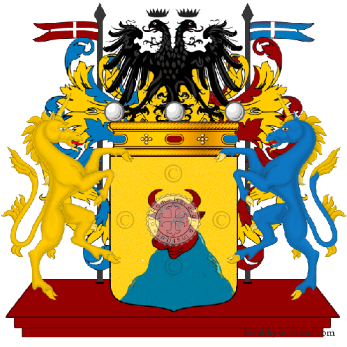 Coat of arms of family Montagnari