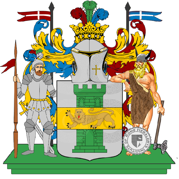 Coat of arms of family Dujmovic Di Hvar Isola Davanti Spalato