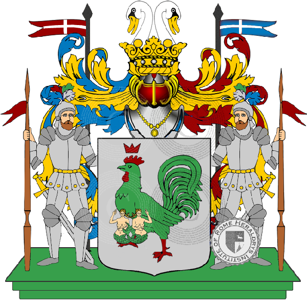 Coat of arms of family Chatanay