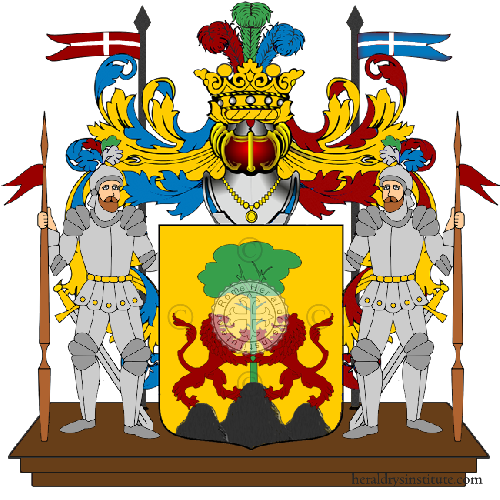Coat of arms of family Lapiana