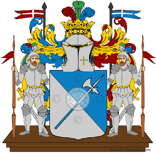 Coat of arms of family Carsaniga