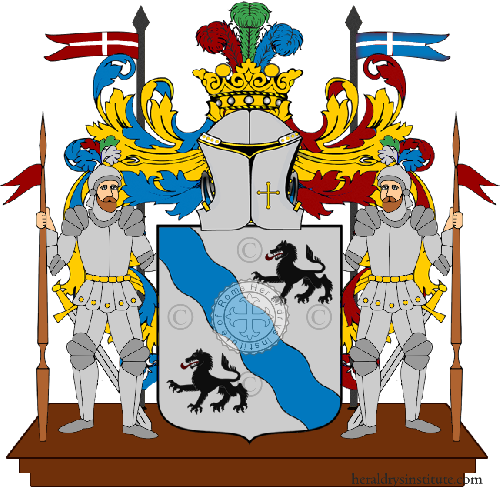 Coat of arms of family Caixeta