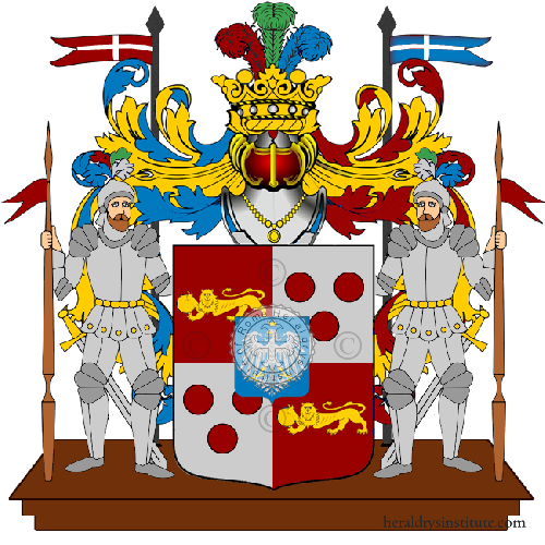 Escudo de la familia Calcagnini Estense