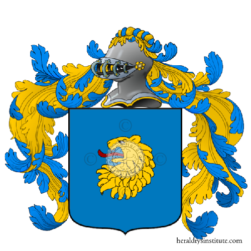 Coat of arms of family Libia (in English)