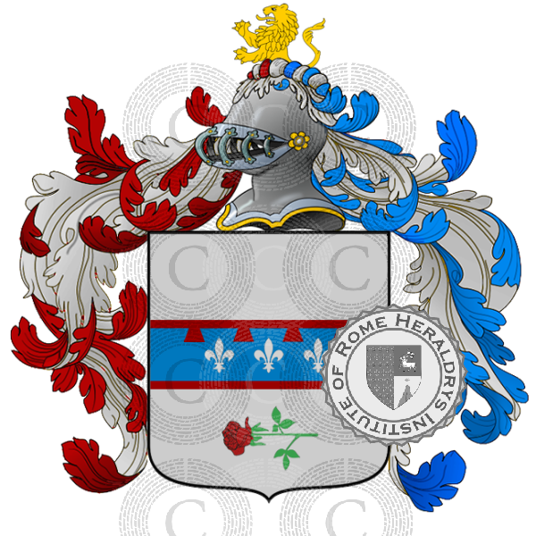 Coat of arms of family Marcolin