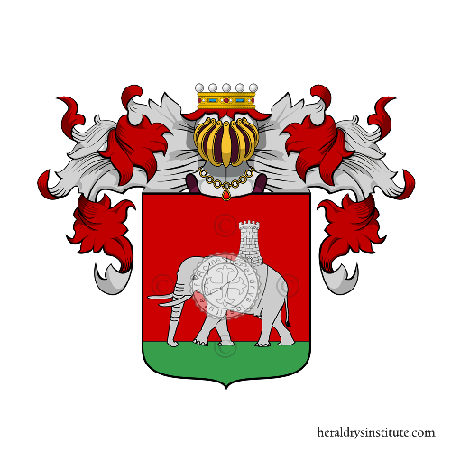 Coat of arms of family Bellati