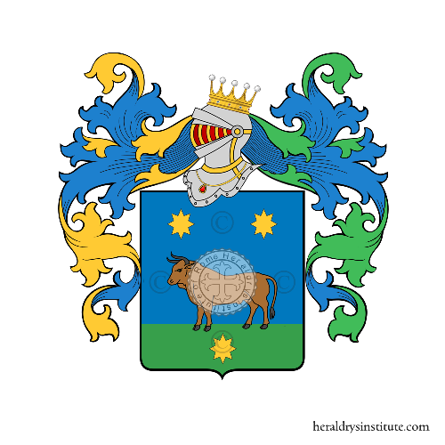 Coat of arms of family Bue