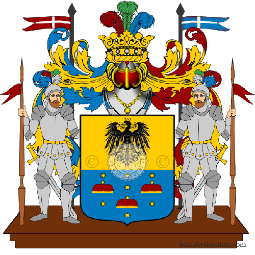 Coat of arms of family Canzia