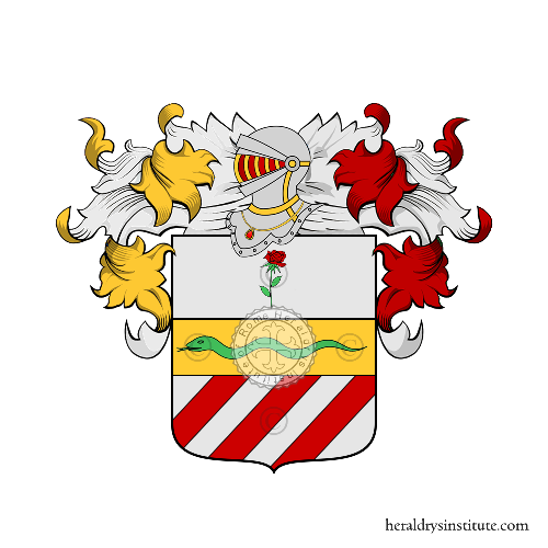 Brasão da família Marcellini (Serra San Quirico)