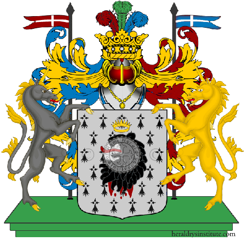 Coat of arms of family Gensi