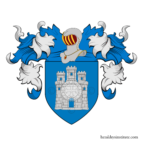 Coat of arms of family Castellino