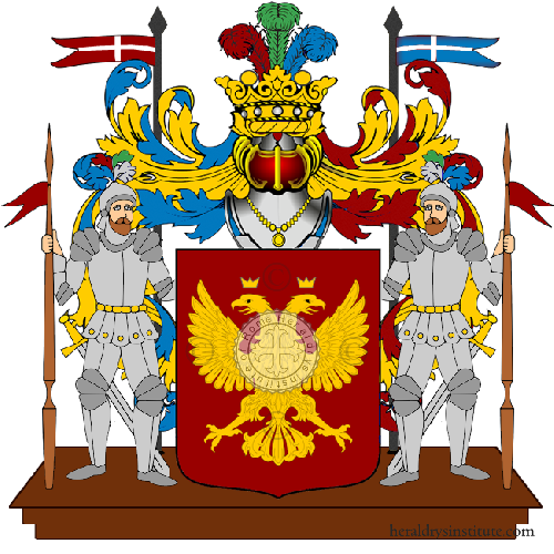 Coat of arms of family Manciuria