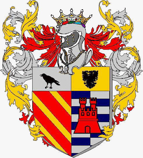 Escudo de la familia Cornaggia Medici