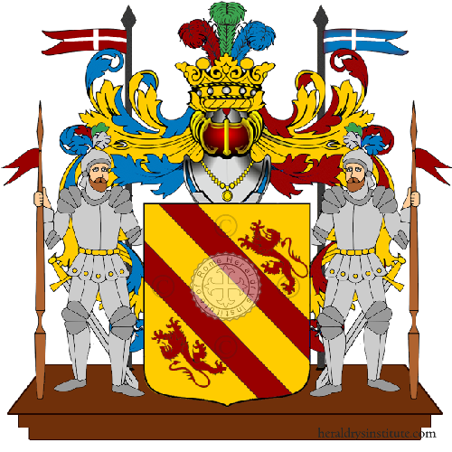 Coat of arms of family Fieschi Canneti