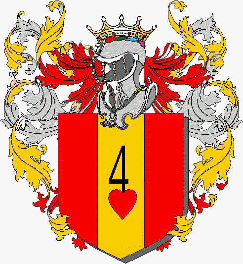 Coat of arms of family Cottrau