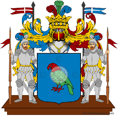 Coat of arms of family Papacino