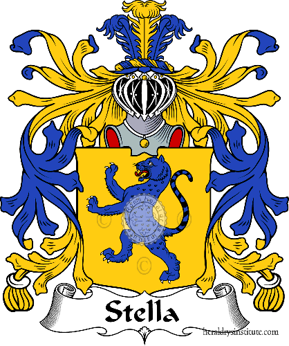 Stella family heraldry genealogy Coat of arms Stella