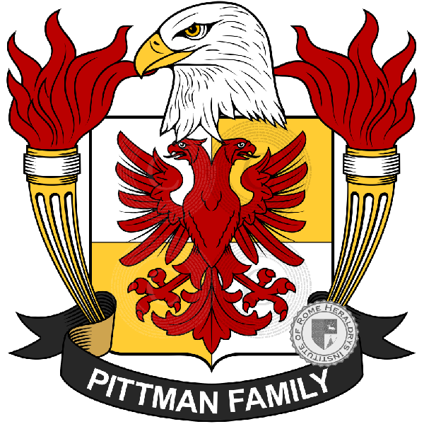 Pittman family heraldry genealogy Coat of arms Pittman