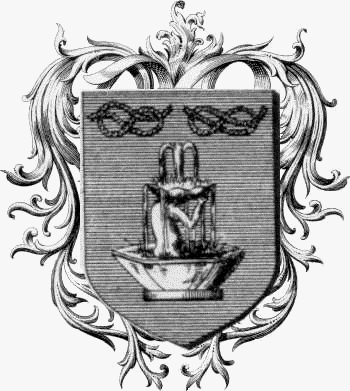 Coat of arms of family Fondain