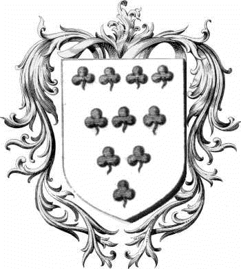 Wappen der Familie Jeffriau