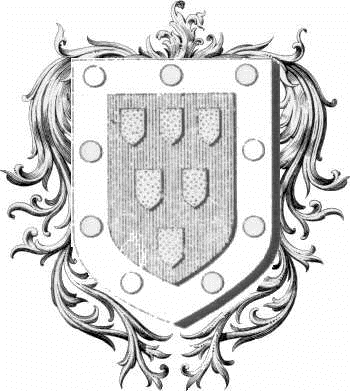 Escudo de la familia Mathefelon