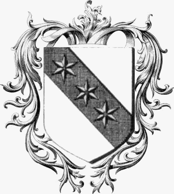 Coat of arms of family Bodeau