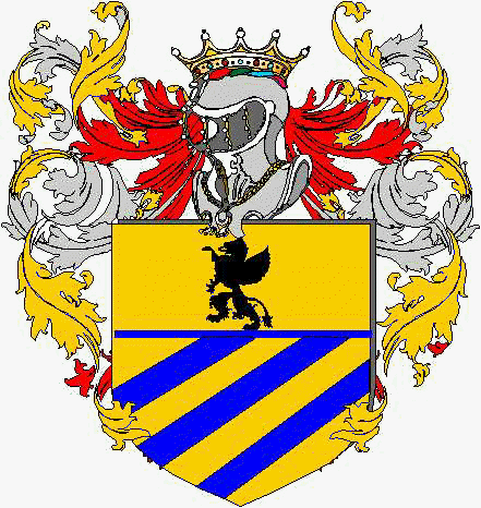 Coat of arms of family Mancassola Pusterla