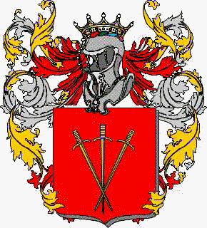 Coat of arms of family Malaspina Torello D'Aragona Scotti
