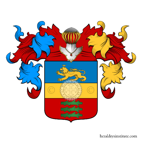 Coat of arms of family Santiero