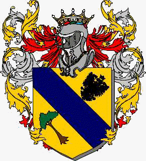 Coat of arms of family Monsignani Sassatelli