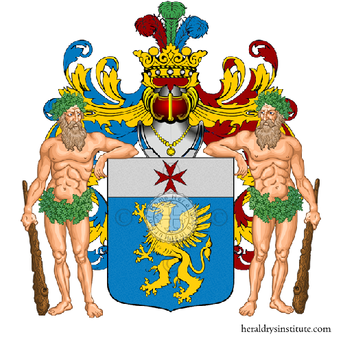 Coat of arms of family Ocheda Calvino