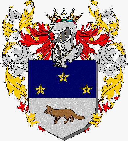 Coat of arms of family Bandierine