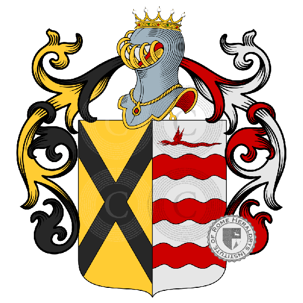 Escudo de la familia de Girolamo Del Mauro