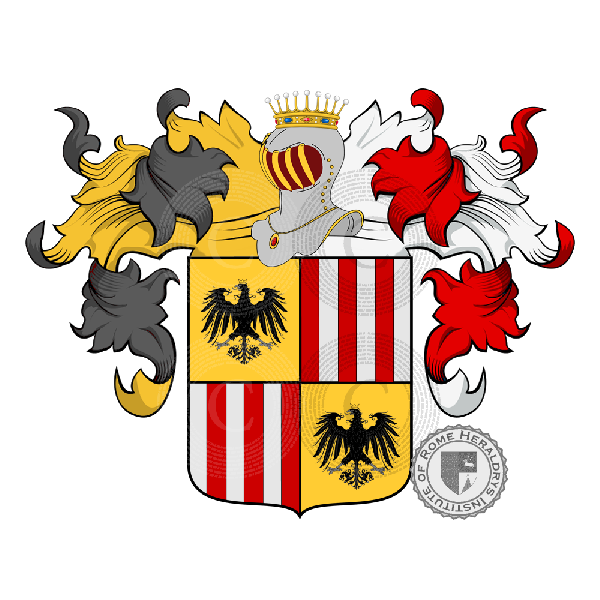 Coat of arms of family Tiberti
