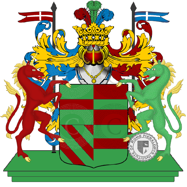 Coat of arms of family bindoni