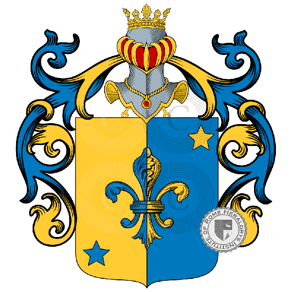 Wappen der Familie Zavagli