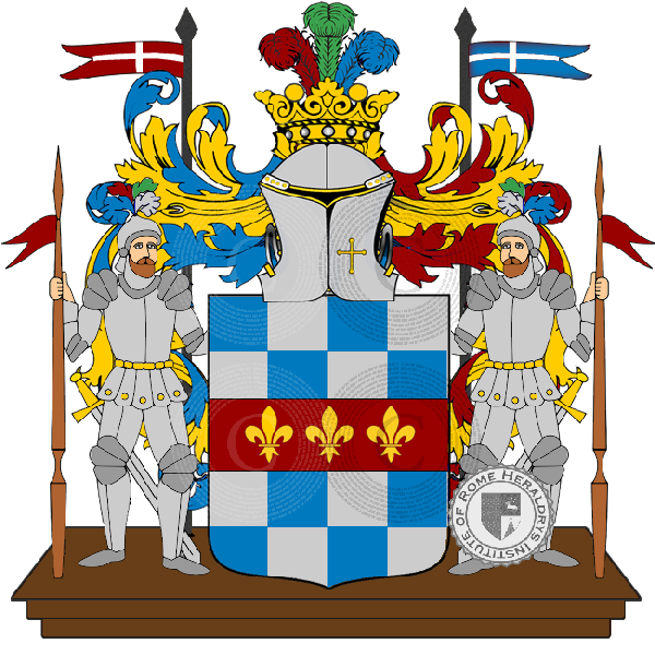 Coat of arms of family tamoglia (veneto)