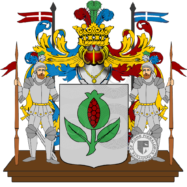 Coat of arms of family aquilini