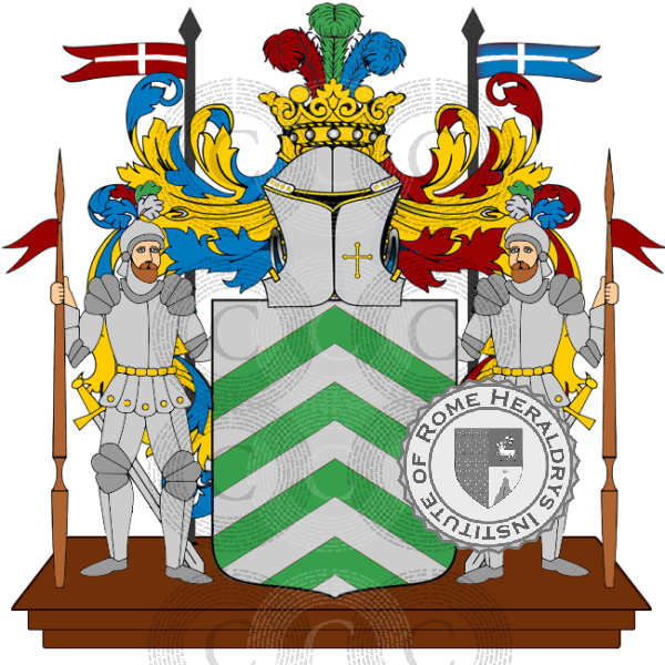 Coat of arms of family ponzillo english