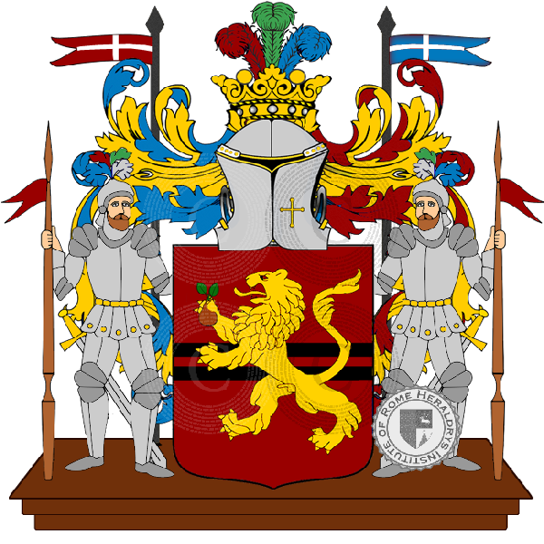 Coat of arms of family perazio